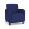 Lesro Siena Lounge Reception Guest Chair w/ Front Casters, 27 in W 29.5 in L 32.5 in H SN1101 - alternate 1